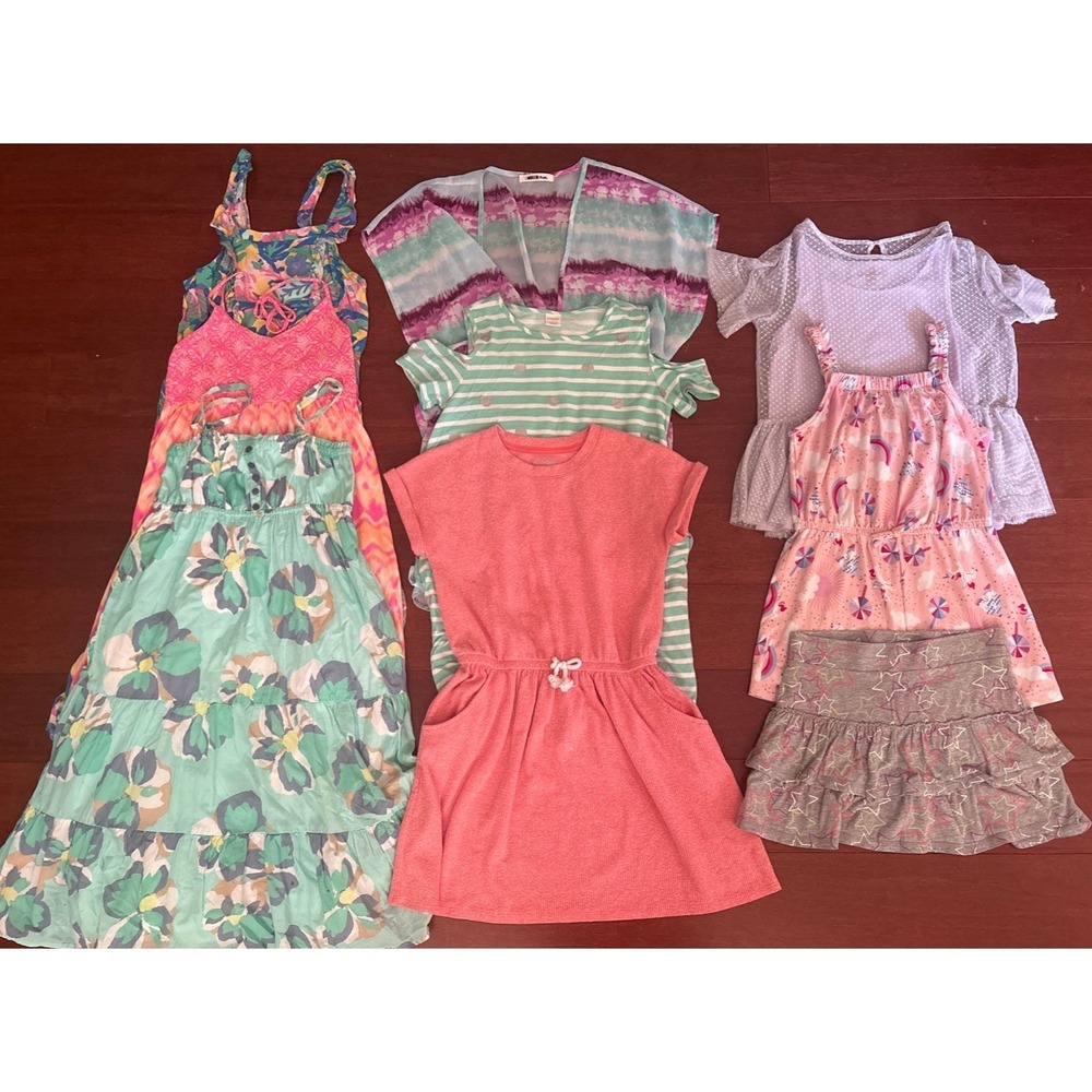Huge Lot Girls Clothing Spring Summer Dresses Old Navy Gymboree Sz 10 12